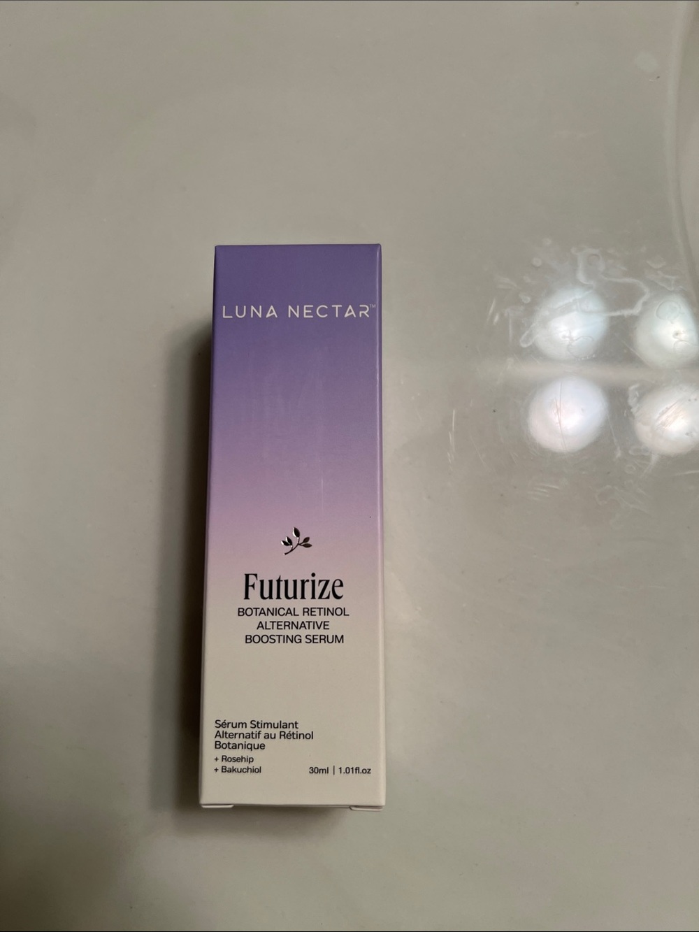 Futurize Botanical Retinol Alternative Boosting Serum - Purple/Cream